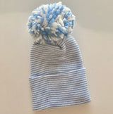 Newborn Pom-Pom Hospital Hats