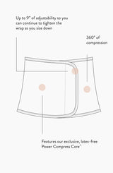 Original Postpartum Belly Wrap NUDE
