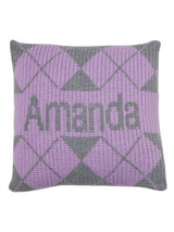 ARGYLE & NAME PILLOW