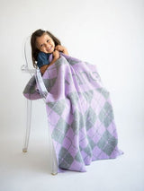 ARGYLE & NAME BLANKET