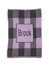 BUFFALO CHECK & NAME BLANKET