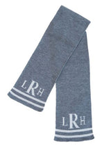 CLASSIC STRIPES & MONOGRAM SCARF