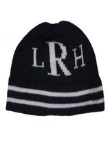 CLASSIC STRIPES & MONOGRAM HAT - REGULAR OR EARFLAP