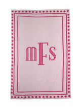 Debonair Monogram Blanket