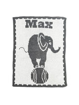 ELEPHANT ON BALL STROLLER BLANKET