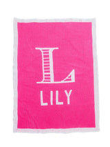 ENGRAVED INITIAL & NAME STROLLER BLANKET