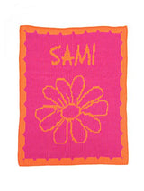 FLOWER & SCALLOPED EDGE BLANKET