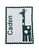 GIRAFFE & NAME BLANKET