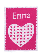 HEART ON HEART STROLLER BLANKET