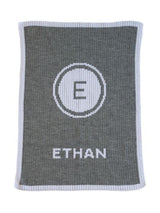 INITIAL STAMP & NAME STROLLER BLANKET