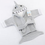 Let The Fin Begin Gray Shark Robe (0-9m) (Personalization Available)