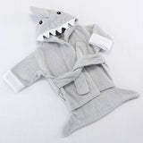 Let The Fin Begin Gray Shark Robe (0-9m) (Personalization Available)