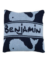MANY WHALES & NAME PILLOW