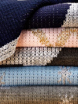 METALLIC CHEVRON BLANKET