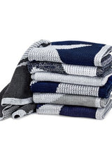 METALLIC CLASSIC MONOGRAM BLANKET