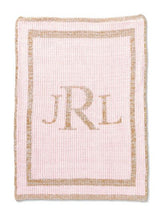 METALLIC CLASSIC MONOGRAM BLANKET