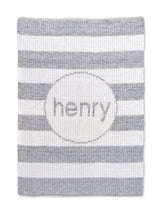 METALLIC MODERN STRIPE STROLLER BLANKET