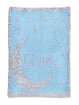 METALLIC MOON & STARS STROLLER BLANKET