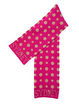 METALLIC POLKA DOT SCARF