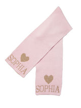 METALLIC SINGLE HEART SCARF