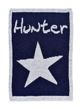 METALLIC SINGLE STAR & NAME BLANKET
