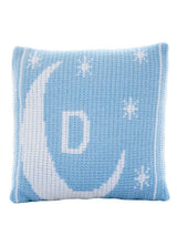MOON & STARS INITIAL PILLOW
