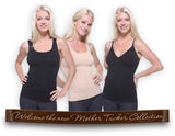 Mother Tucker Compression Nursing Tank Top Black by Belly Bandit