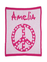 PEACE & HEARTS BLANKET
