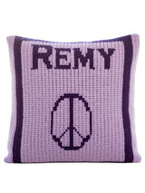 PEACE SIGN & NAME PILLOW