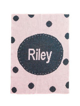 PERFORATED CIRCLE & POLKA DOTS BLANKET