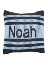 PIN STRIPES & NAME PILLOW