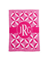 PUZZLE MONOGRAM STROLLER BLANKET