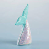 Reversible Sequin Mermaid Tail Porcelain Bank
