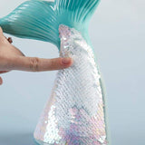 Reversible Sequin Mermaid Tail Porcelain Bank
