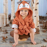 Rub-a-dub, Fox in the Tub Hooded Spa Robe