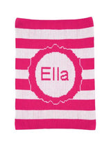 SCALLOPED MODERN STRIPE BLANKET