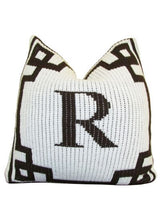 SCROLL & INITIAL PILLOW