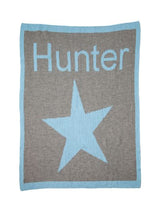 SINGLE STAR & NAME STROLLER BLANKET