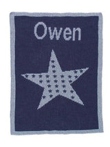 Metallic Star on Star Blanket