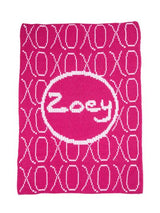 XOXO & NAME STROLLER BLANKET