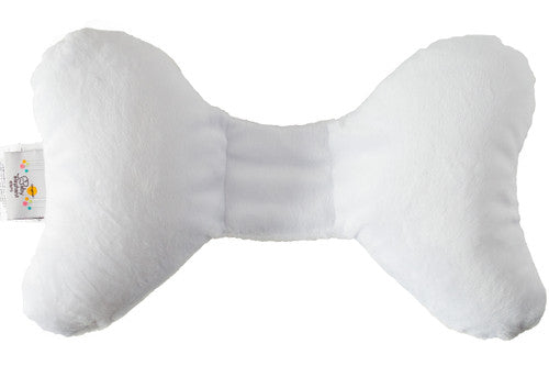 White Minky Baby Elephant Ears Headrest Pillow