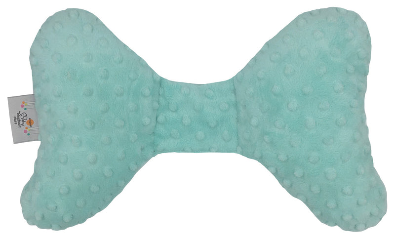 Aqua Minky Baby Elephant Ears Headrest Pillow