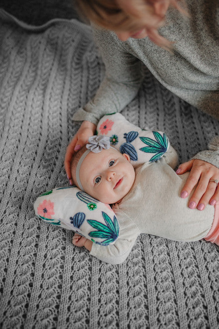 Cactus Minky Baby Elephant Ears Headrest Pillow