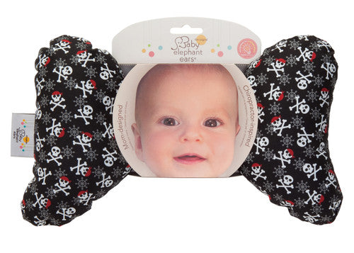 Crossbones Baby Elephant Ears Headrest Pillow