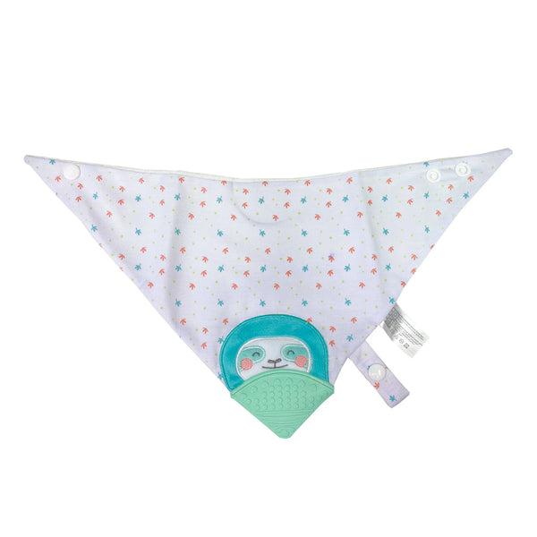 Kalencom Saro Absorbent Teething Bib - Sloth