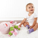 Mrs. Sock T. Pus Plush Plus Octopus With 4 Pairs Of Socks (Pink)