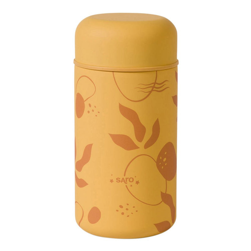 Kalencom Saro Food Flask Thermos with Spoom 500ml - Mustard