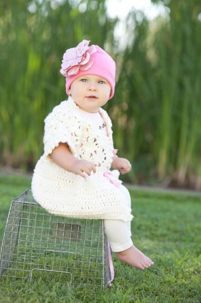 Candy Pink Cotton Hat with Sequins Pale Pink Rose