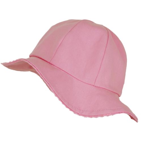 Candy Pink Stella Sun Hat with Peony