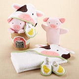 Farmhouse Friends 4-Piece Bath Time Bucket